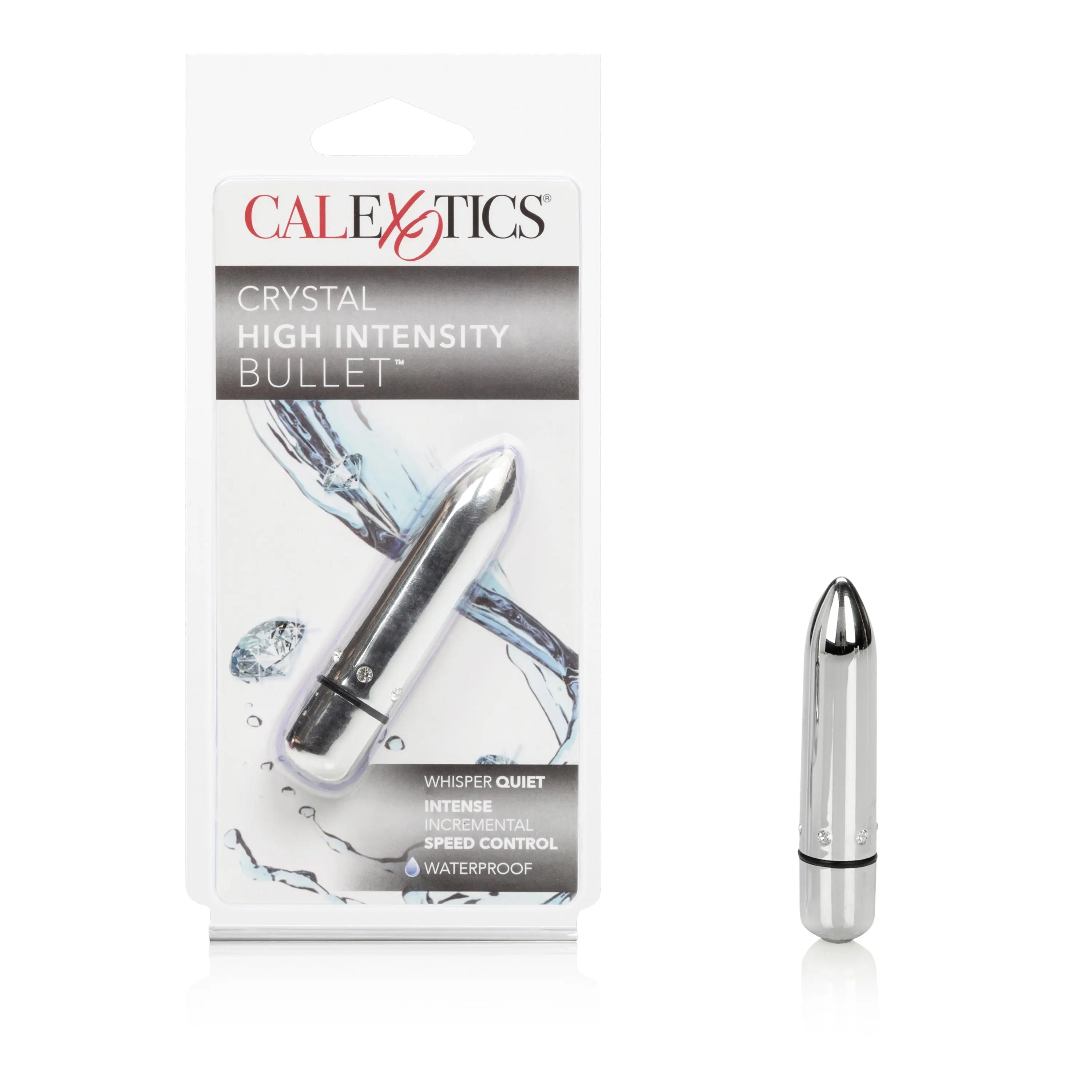 Silver bullet vibrator with pointed tip