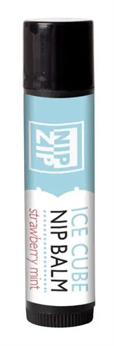 Nip Zip Ice Cube Nip Balm - Strawberry Mint - Tube Carded – body-safe materials | Fu'Cha Exotics