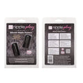 nipple play silicone nipple suckers, black suction cups in blister pack