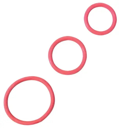 Pink C ring set with three soft circular rings
