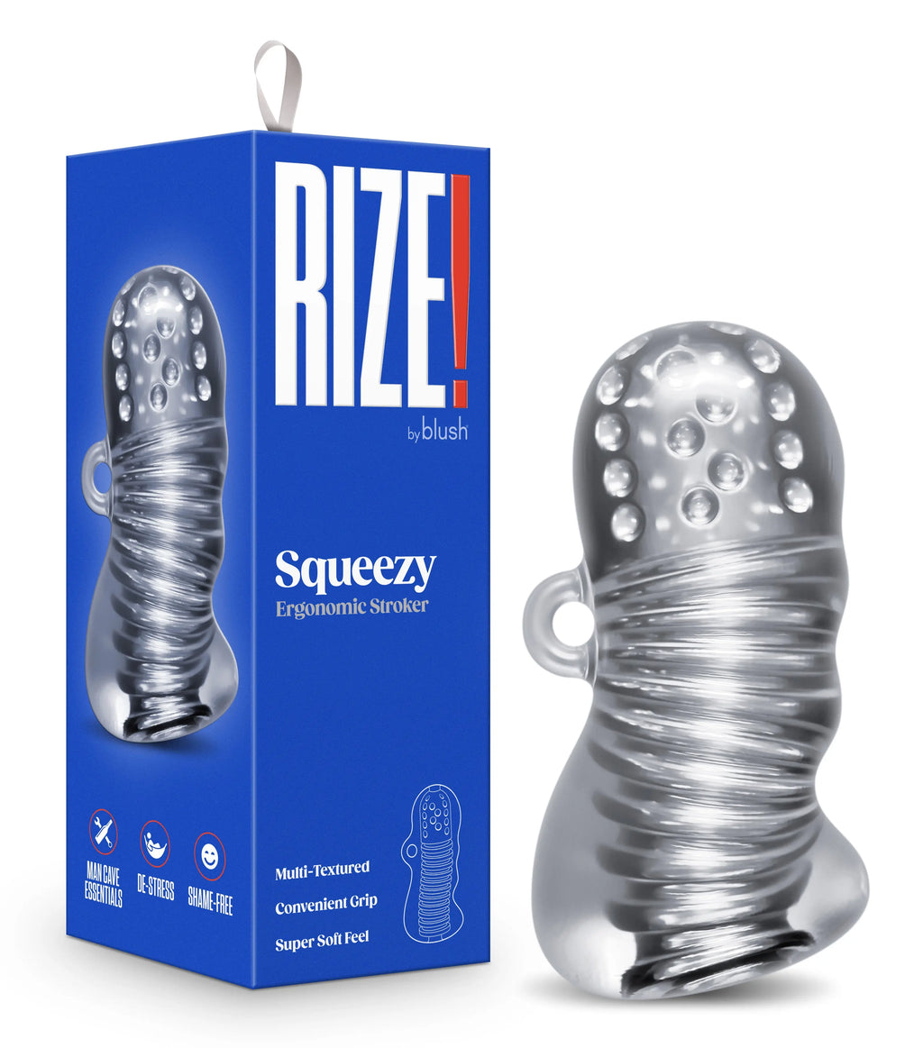 Rize - Squeezy - Clear – body-safe materials | Fu'Cha Exotics