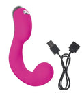 Raspberry pink Key Skye G Wand with curved handle and small top button; includes charging cable.