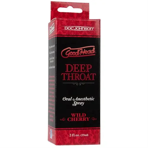 Good Head Throat Spray - Wild Cherry – body-safe materials | Fu'Cha Exotics