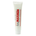 Large delay lube tube, squeeze dispenser, white cream with red label.