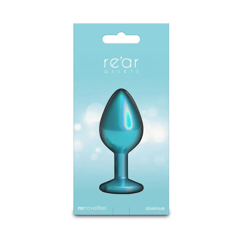 Rear Assets - Iridescent Teal - Medium - Teal – aluminum | Fu'Cha Exotics