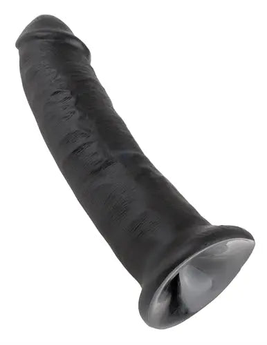 King Cock 9-Inch Cock Black – body-safe materials | Fu'Cha Exotics