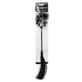 Sex and Mischief whip and tickler with black tassel and long handle