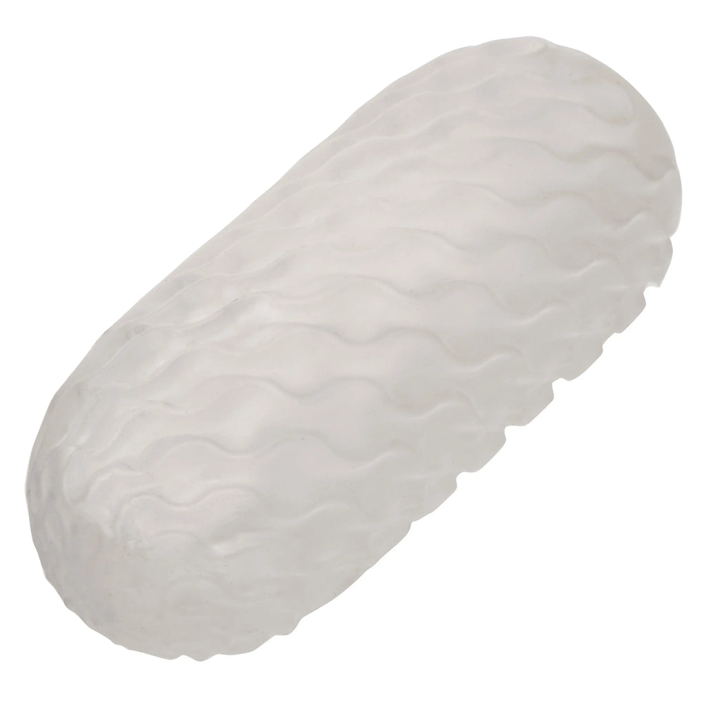 Boundless Reversible Nubby Stroker - Clear – body-safe materials | Fu'Cha Exotics