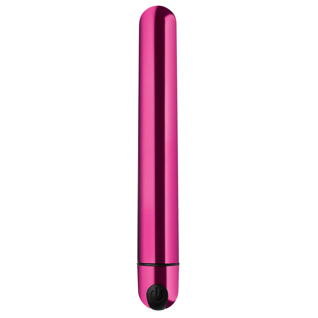 10x Slim Metallic Bullet - Pink – body-safe materials | Fu'Cha Exotics