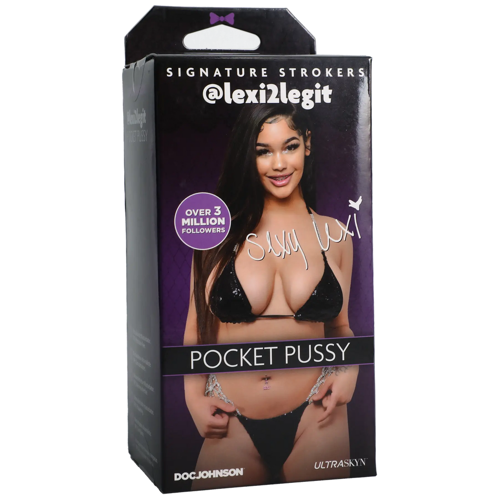 Signature Strokers - Girls of Social Media Lexi2legit - Ultraskyn Pocket Pussy – body-safe materials | Fu'Cha Exotics