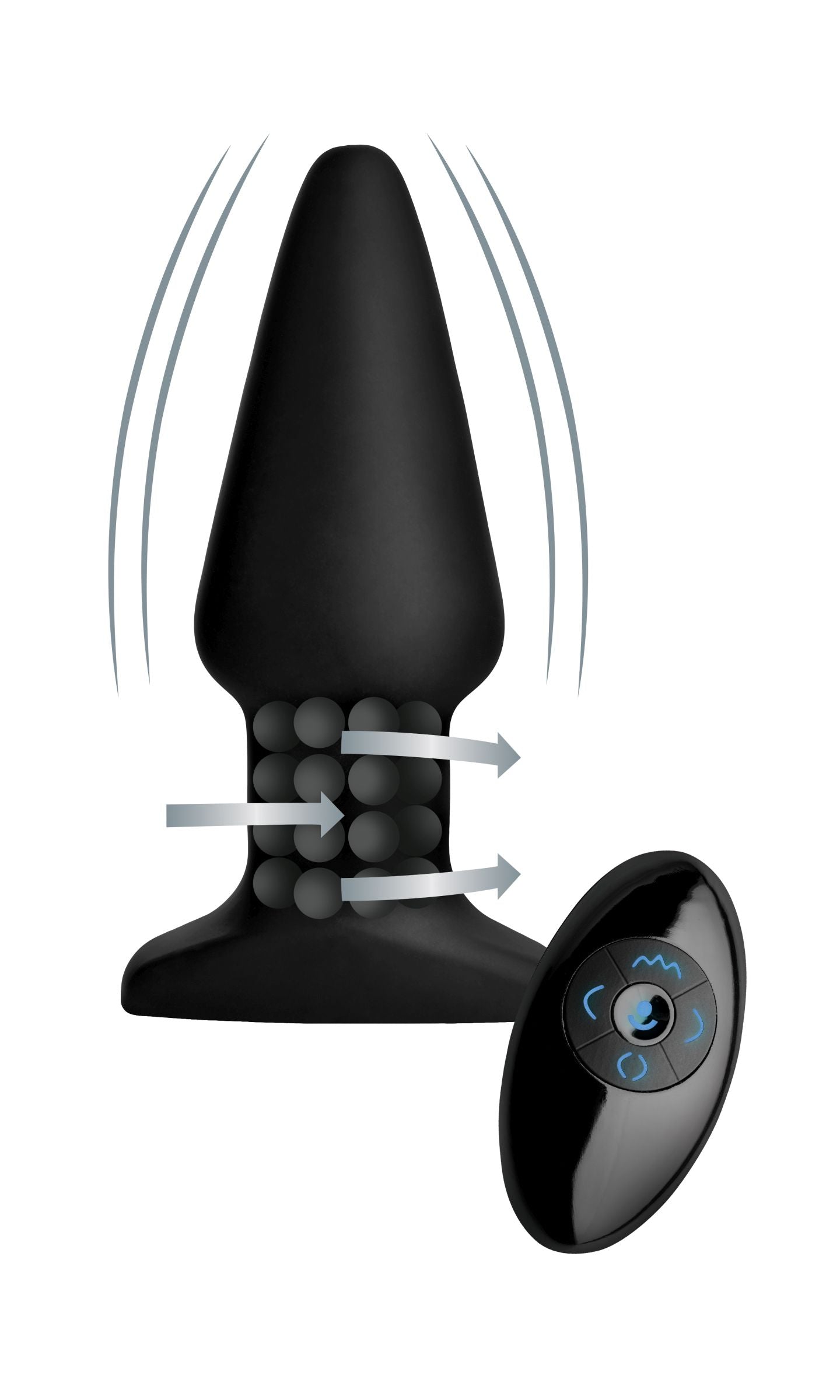 Model R Smooth Rimming Plug with Remote Control