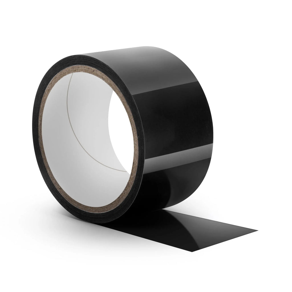 Temptasia - Bondage Tape - 60 Feet - Black – body-safe materials | Fu'Cha Exotics