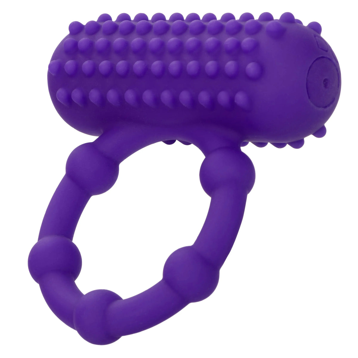 Silicone Rechargeable 5 Bead Maximus Ring - Purple – body-safe materials | Fu'Cha Exotics