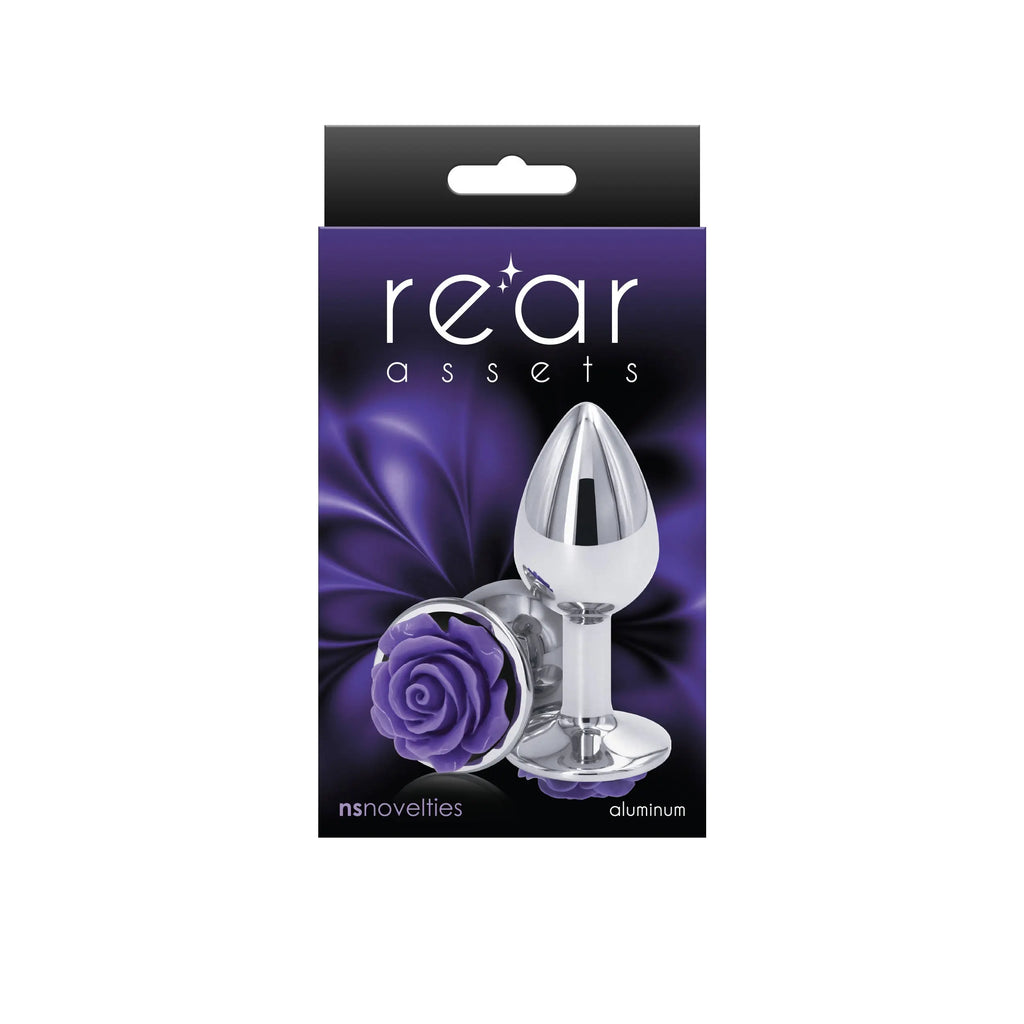 Rear Assets - Rose - Small - Purple – body-safe materials | Fu'Cha Exotics