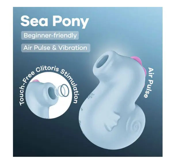 Sea Pony - Baby Blue – body-safe materials | Fu'Cha Exotics