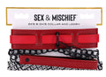 eX's and Oh's Collar and Leash