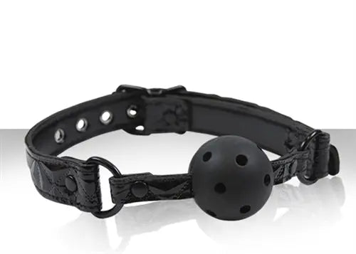 Sinful Ball Gag - Black – body-safe materials | Fu'Cha Exotics