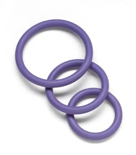 Purple nitrile C ring set of three loops