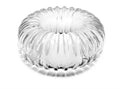 Clear ribbed ring with domed ridged design