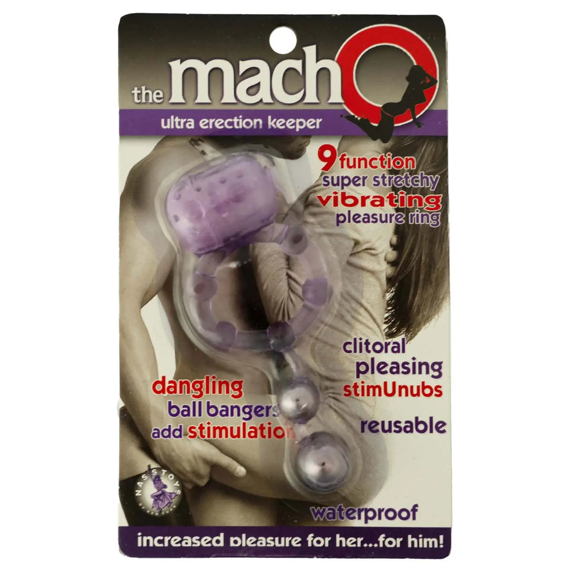 The Macho Ultra Erection Keeper - Purple – body-safe materials | Fu'Cha Exotics