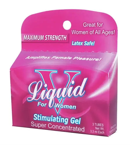 Pink Liquid for Women stimulating gel 3-tube box