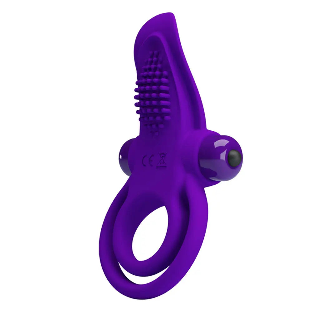 Pretty Love Vibrant Penis Ring - Purple – body-safe materials | Fu'Cha Exotics