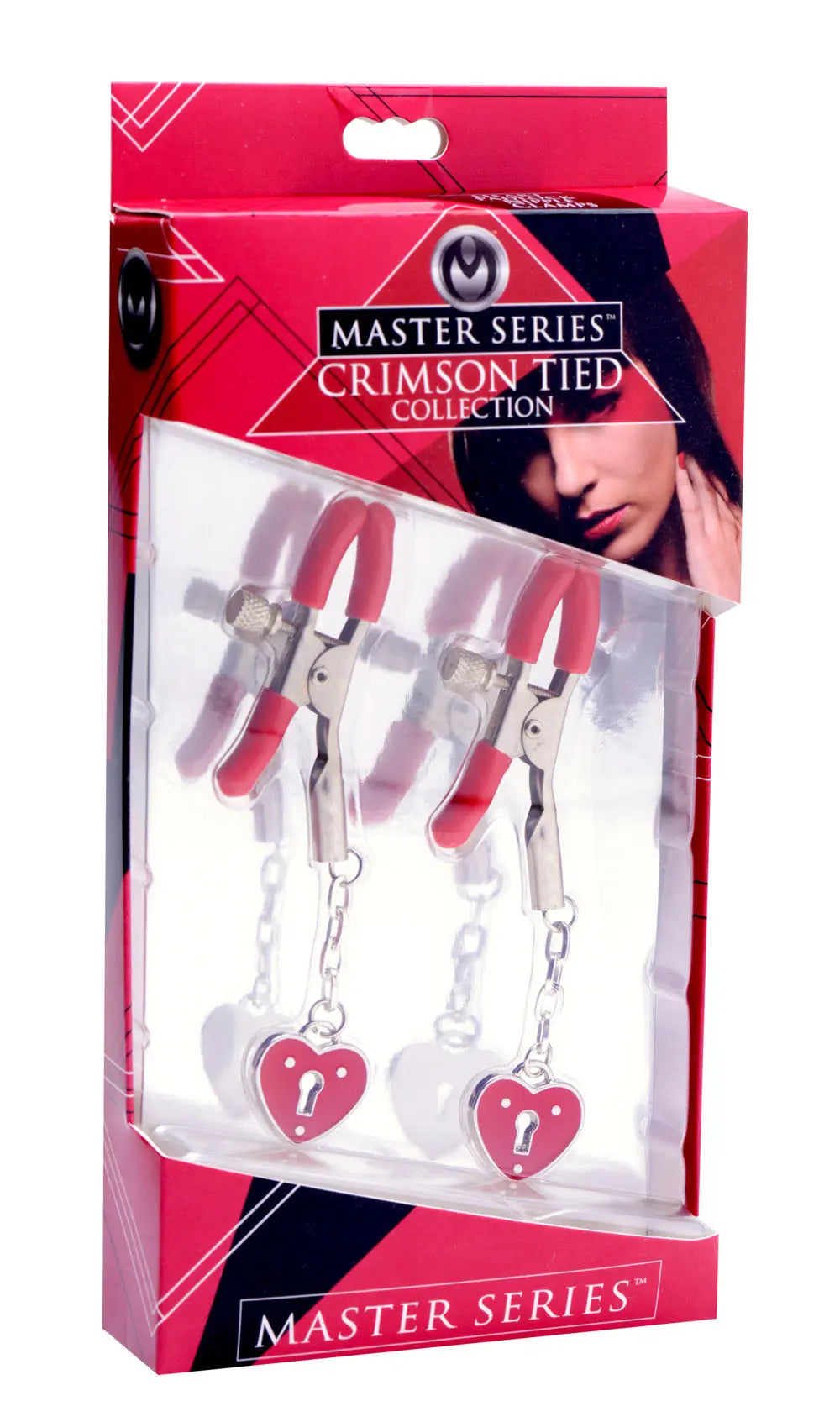 Charmed Heart Padlock Nipple Clamps – body-safe materials | Fu'Cha Exotics