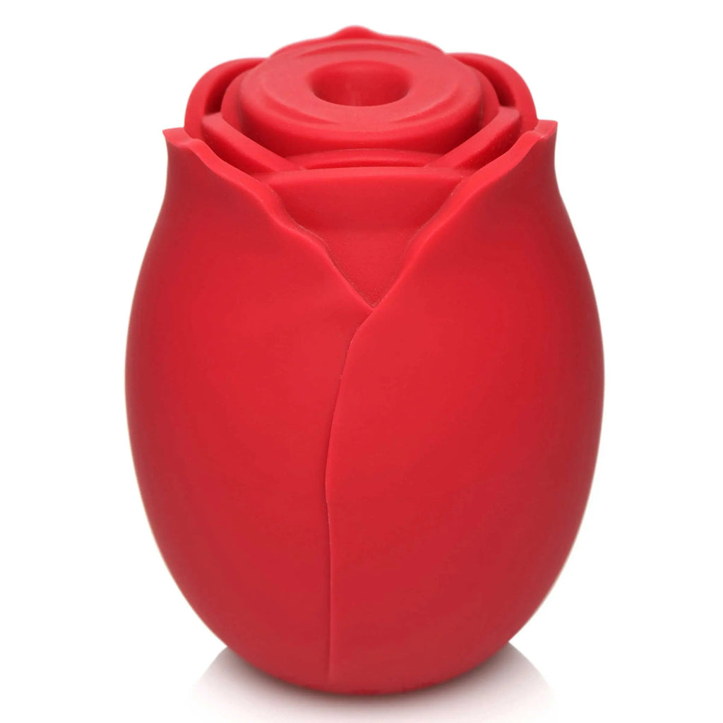 Mystic Rose Sucking and Vibrating Silicone Rose - Red – body-safe materials | Fu'Cha Exotics