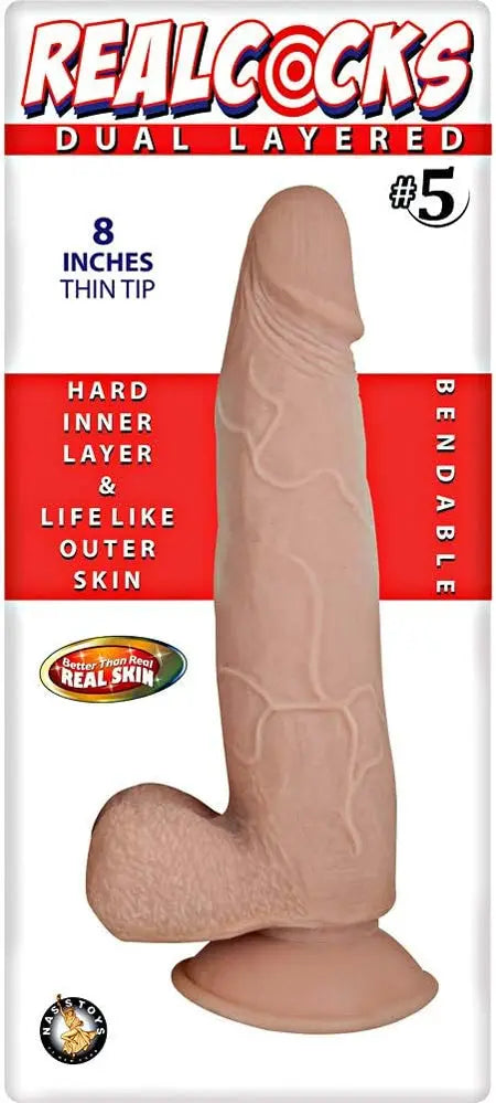 Realcocks Dual Layered #5 - Flesh – body-safe materials | Fu'Cha Exotics