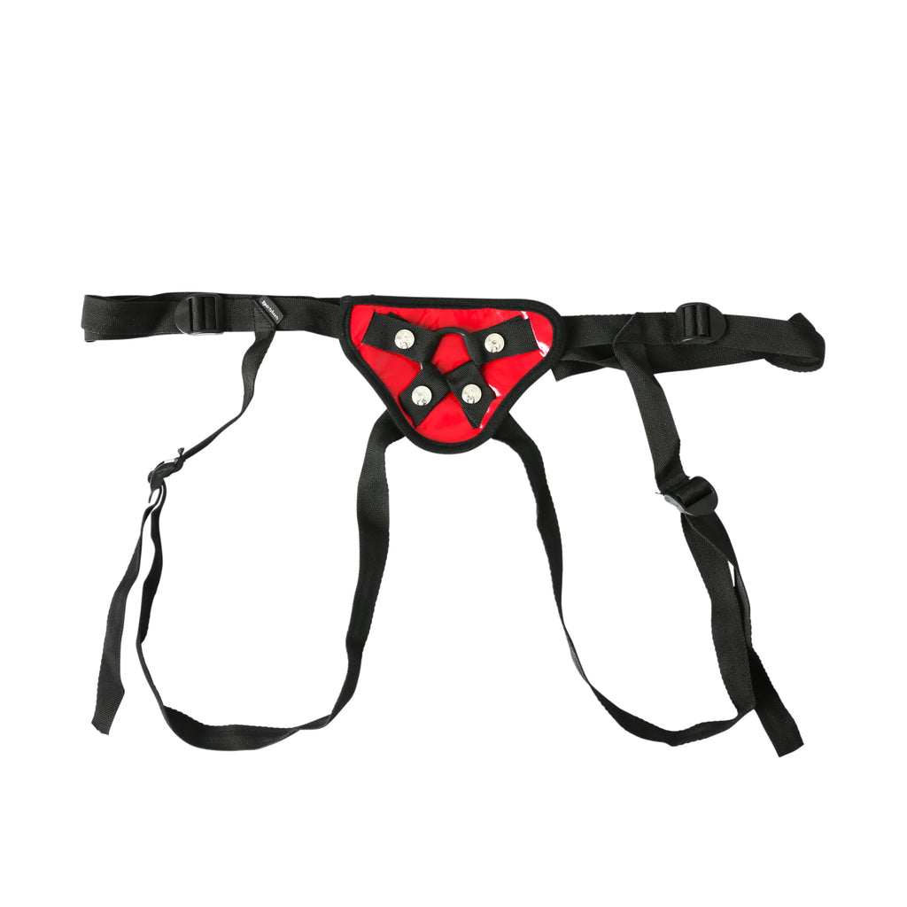 Entry Level Strap on - Red – body-safe materials adjustable intensity | Fu'Cha Exotics