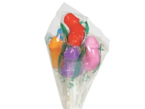 Candy Penis Bouquet - 12 Piece Display – body-safe materials | Fu'Cha Exotics