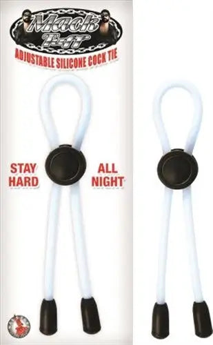 Mack Tuff Adjustable Silicone Cock Tie-Clear – body-safe silicone adjustable intensity | Fu'Cha Exotics