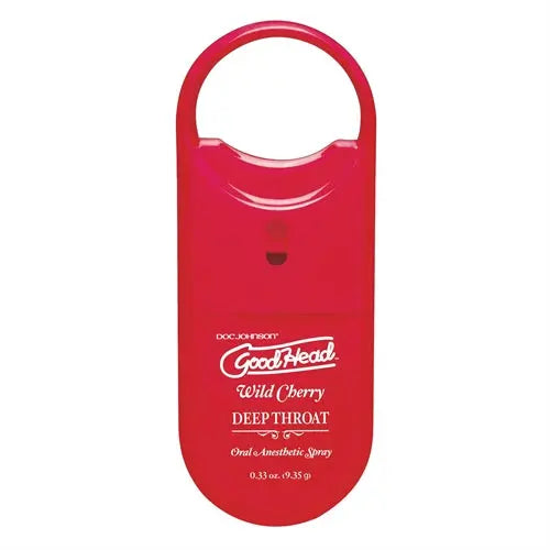 Goodhead to Go Deep Throat Spray - Wild Cherry – body-safe materials | Fu'Cha Exotics