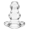 Clear double tunnel plug XL with flared ends