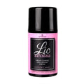 Throat coating oral cream bottle with pink Cotton Candy label and black cap