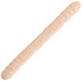 Veined white double header sleeve, 18 inches, long cylindrical shape