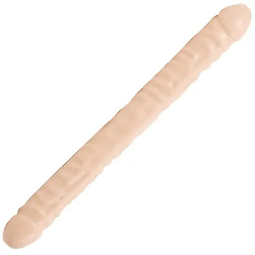Veined white double header sleeve, 18 inches, long cylindrical shape