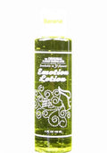 Green lotion bottle with Banana label and 4 fl oz size