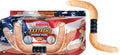 Flesh-colored double vibrating, fully bendable dong in retail box
