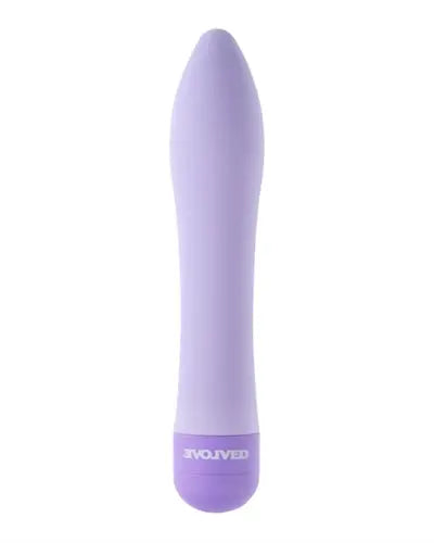 Fleur De Lis Seduction purple wand massager with rounded tip