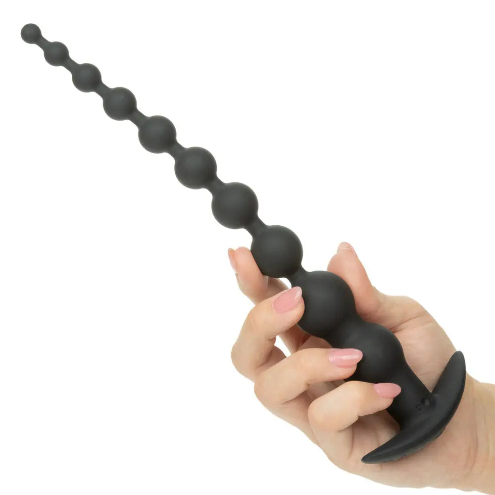 Rechargeable X-10 Power Beads - Black – body-safe materials | Fu'Cha Exotics