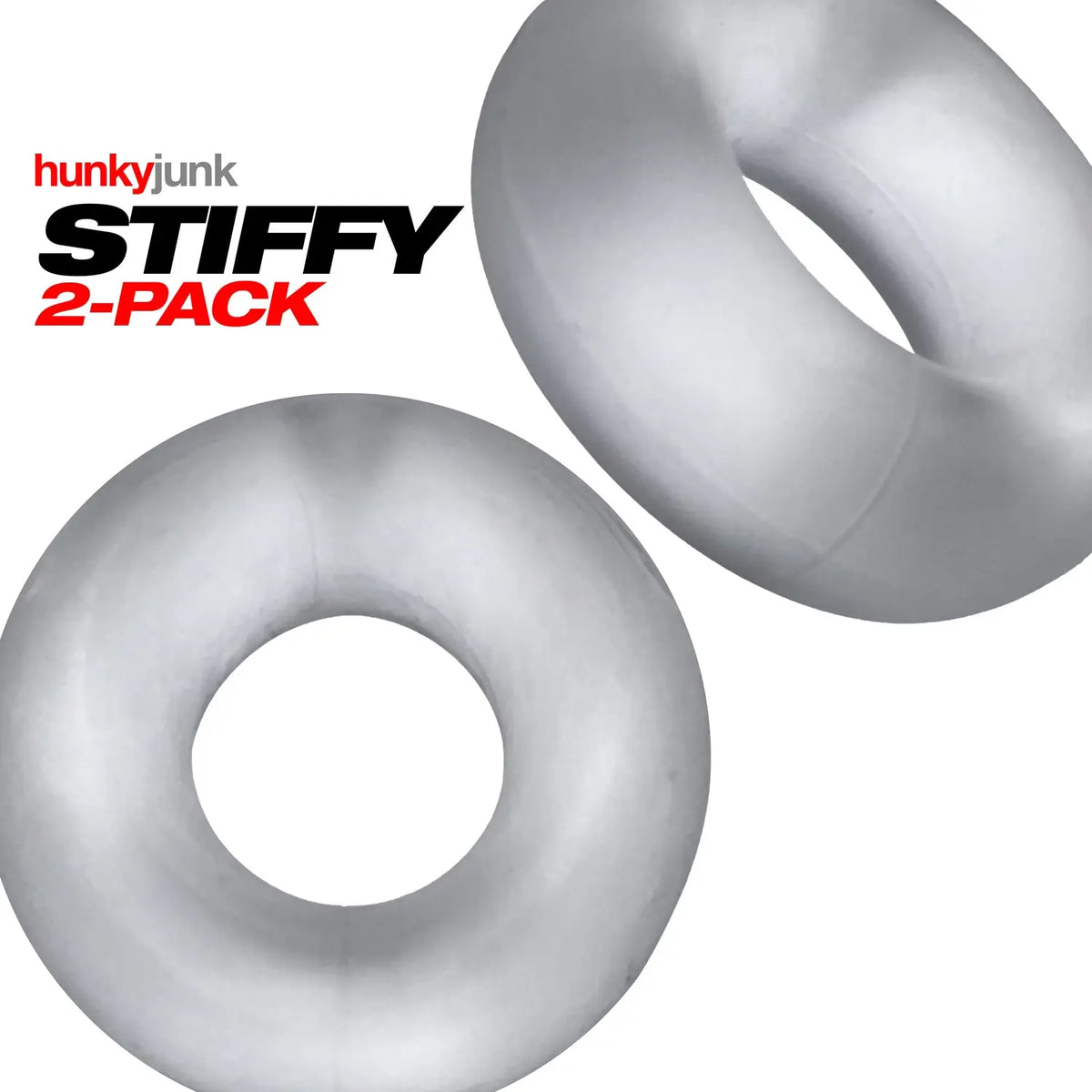 Stiffy 2-Pack Bulge-Rings - Clear Ice – body-safe materials | Fu'Cha Exotics