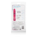 Pink leopard mini massager in clear blister packaging