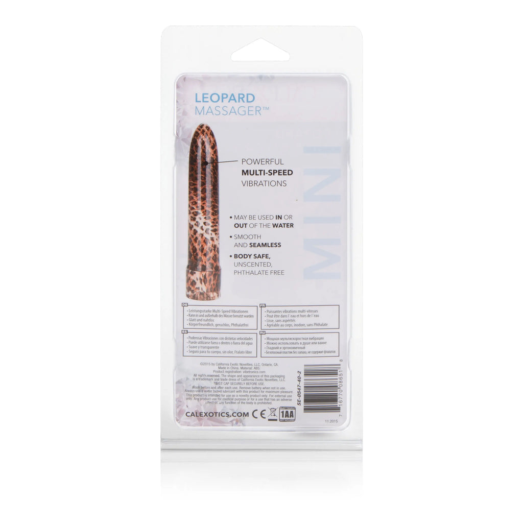 Leopard Massager Mini – body-safe materials | Fu'Cha Exotics