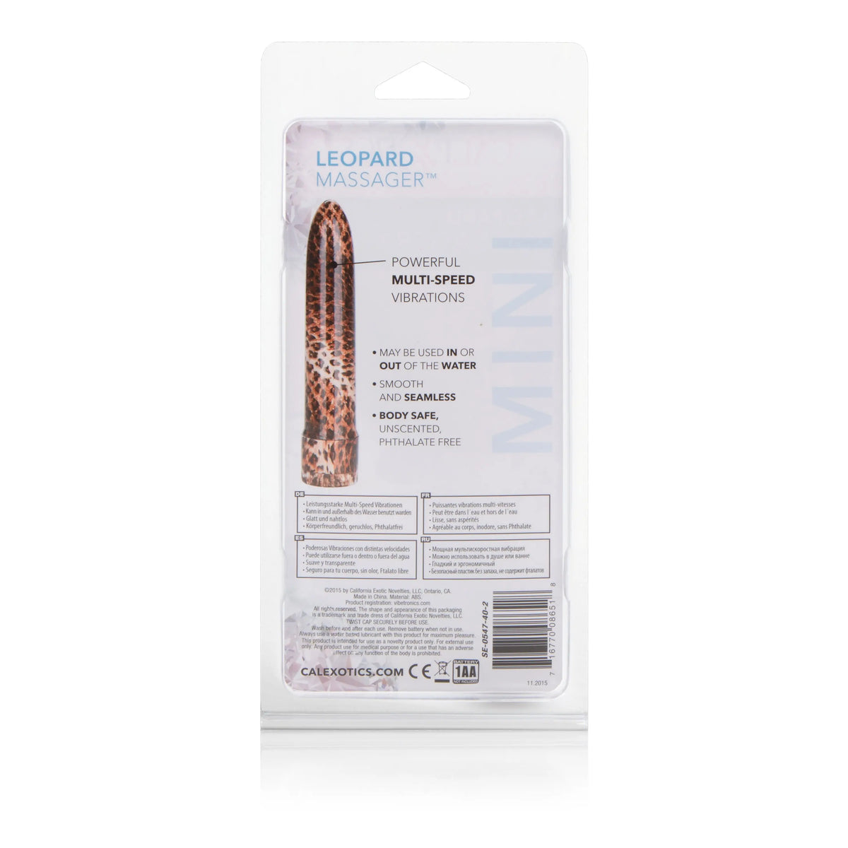Leopard Massager Mini – body-safe materials | Fu'Cha Exotics