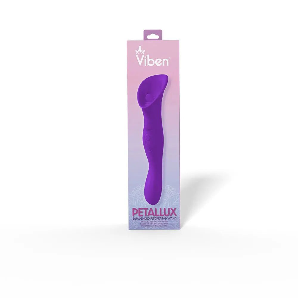 Petallux Clitoral Stimulator - Purple – body-safe silicone 5 vibration modes | Fu'Cha Exotics