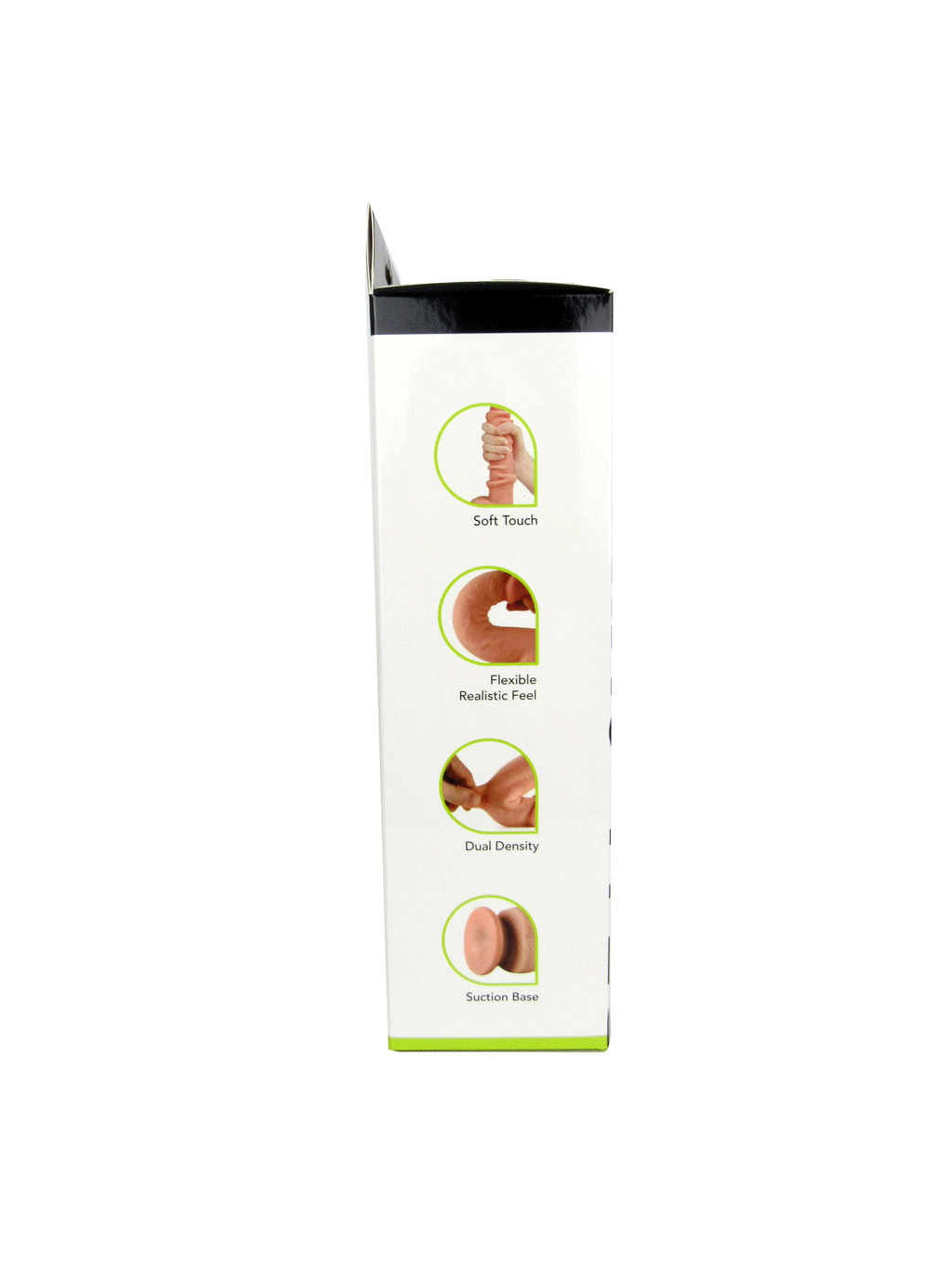 Real Skin 8" Dual Layer Dildo - Beige – body-safe TPE | Fu'Cha Exotics