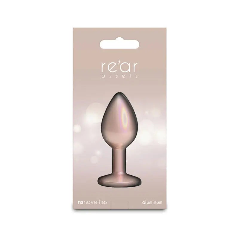 Rear Assets - Iridescent Champagne - Small - Clear – aluminum | Fu'Cha Exotics
