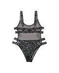 Karma's a Bitch Bodysuit - Black - S/m