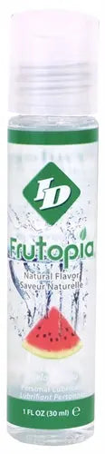 Watermelon natural flavor bottle, 1 oz, with green label and watermelon graphic